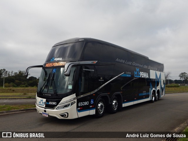Empresa de Ônibus Nossa Senhora da Penha 65080 na cidade de Curitiba, Paraná, Brasil, por André Luiz Gomes de Souza. Número da foto: #13115874.