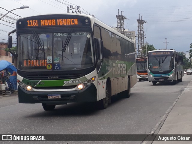 Transportes Flores RJ 128.200 na cidade de Nova Iguaçu, Rio de Janeiro, Brasil, por Augusto César. Número da foto: #13116014.