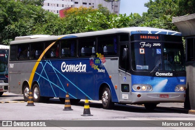 Viação Cometa 7687 na cidade de São Paulo, São Paulo, Brasil, por Marcus Prado. Número da foto: #13114889.