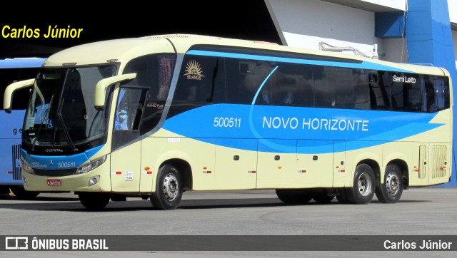 Viação Novo Horizonte 500511 na cidade de Goiânia, Goiás, Brasil, por Carlos Júnior. Número da foto: #13114560.