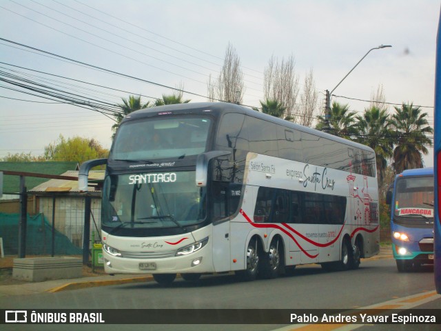 Expreso Santa Cruz 120 na cidade de Santa Cruz, Colchagua, Libertador General Bernardo O'Higgins, Chile, por Pablo Andres Yavar Espinoza. Número da foto: #13114829.