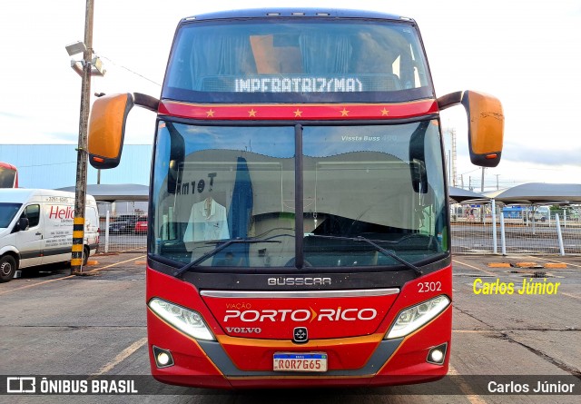 Auto Viação Porto Rico 2302 na cidade de Goiânia, Goiás, Brasil, por Carlos Júnior. Número da foto: #13114670.