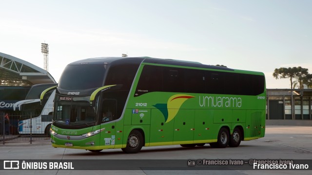 Viação Umuarama 21012 na cidade de Curitiba, Paraná, Brasil, por Francisco Ivano. Número da foto: #13114777.