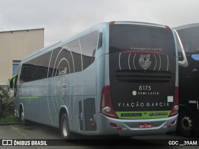Viação Garcia 8175 na cidade de Curitiba, Paraná, Brasil, por GDC __39AM. Número da foto: #13114430.