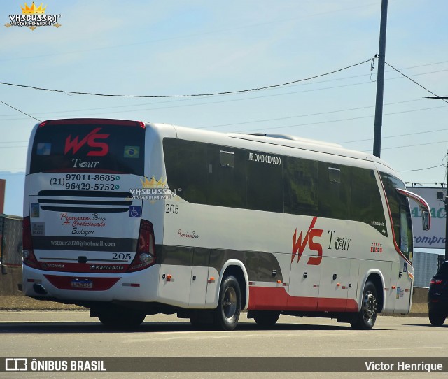 WS Tour Transporte e Turismo 205 na cidade de Duque de Caxias, Rio de Janeiro, Brasil, por Victor Henrique. Número da foto: #13114911.