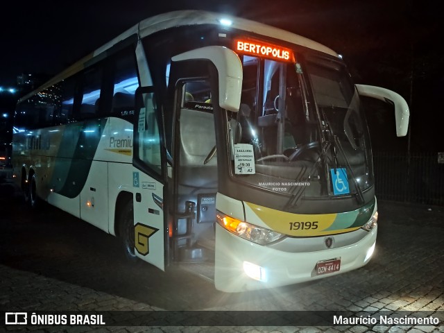 Empresa Gontijo de Transportes 19195 na cidade de Belo Horizonte, Minas Gerais, Brasil, por Maurício Nascimento. Número da foto: #13113937.