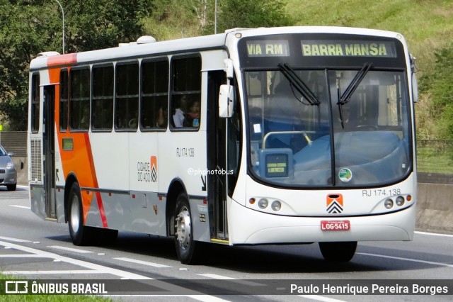 Viação Cidade do Aço RJ 174.138 na cidade de Piraí, Rio de Janeiro, Brasil, por Paulo Henrique Pereira Borges. Número da foto: #13114678.