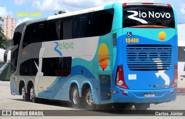 Rio Novo Transportes e Turismo 15400 na cidade de Goiânia, Goiás, Brasil, por Carlos Júnior. Número da foto: #13114784.