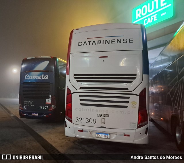 Auto Viação Catarinense 321308 na cidade de São Sebastião da Bela Vista, Minas Gerais, Brasil, por Andre Santos de Moraes. Número da foto: #13113314.