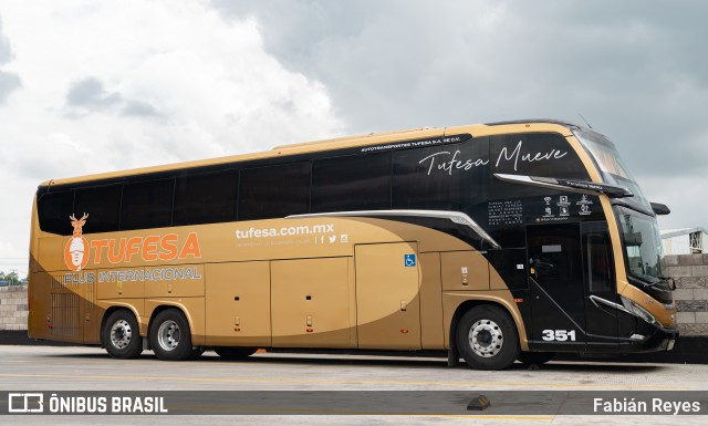 Autotransportes TUFESA 351 na cidade de Tarímbaro, Michoacán, México, por Fabián Reyes. Número da foto: #13115913.