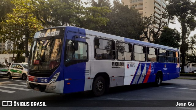 BR Mobilidade Baixada Santista 82140 na cidade de Santos, São Paulo, Brasil, por Jean Gu. Número da foto: #13113119.