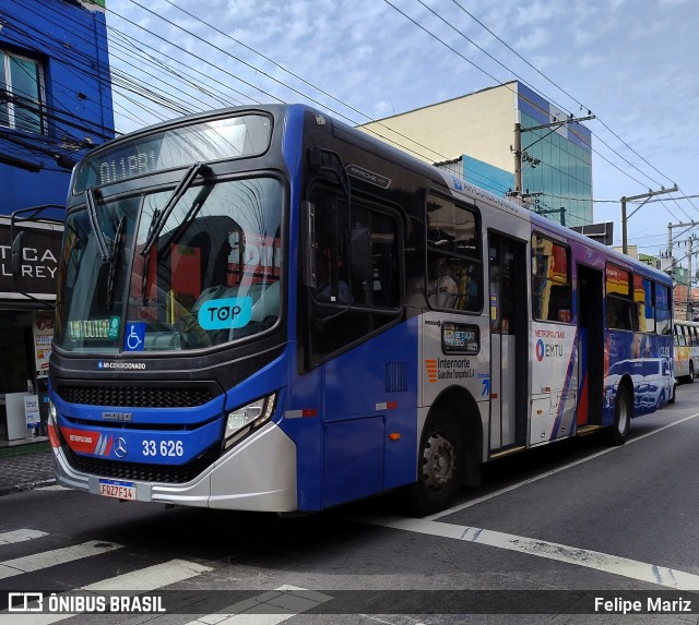 Guarulhos Transportes 33.626 na cidade de Guarulhos, São Paulo, Brasil, por Felipe Mariz. Número da foto: #13115917.