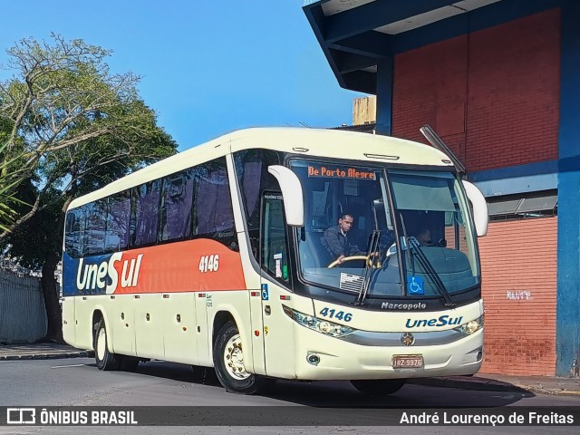 Unesul de Transportes 4146 na cidade de Porto Alegre, Rio Grande do Sul, Brasil, por André Lourenço de Freitas. Número da foto: #13113892.