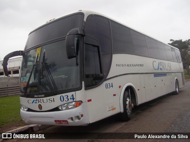 Carusi Transportes 034 na cidade de Queimados, Rio de Janeiro, Brasil, por Paulo Alexandre da Silva. Número da foto: #13113884.