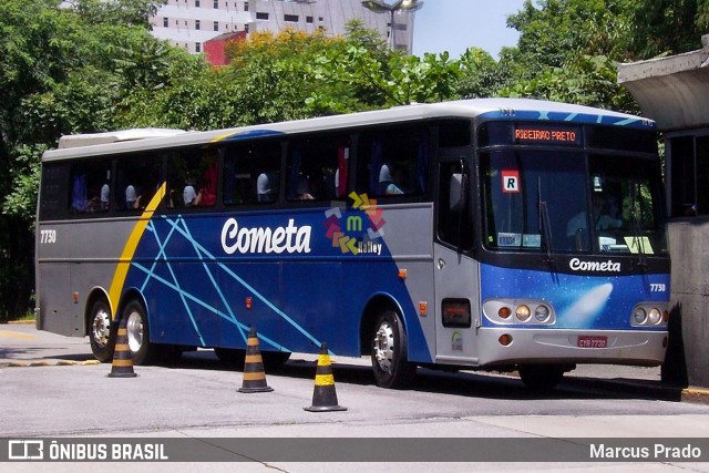 Viação Cometa 7730 na cidade de São Paulo, São Paulo, Brasil, por Marcus Prado. Número da foto: #13114837.