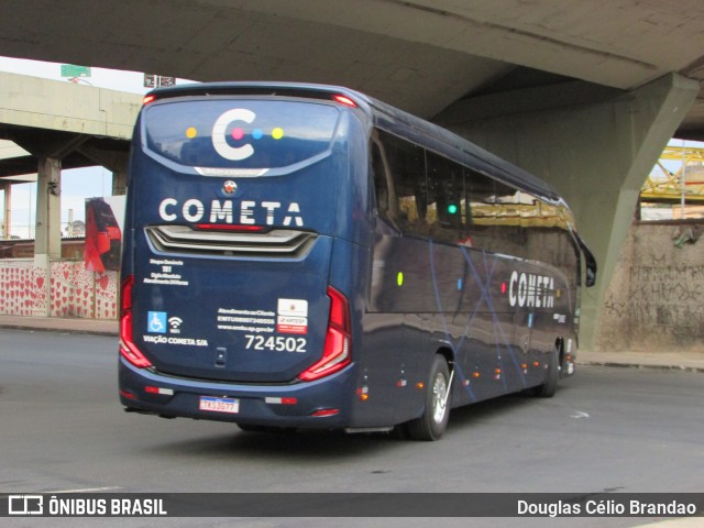 Viação Cometa 724502 na cidade de Belo Horizonte, Minas Gerais, Brasil, por Douglas Célio Brandao. Número da foto: #13114909.