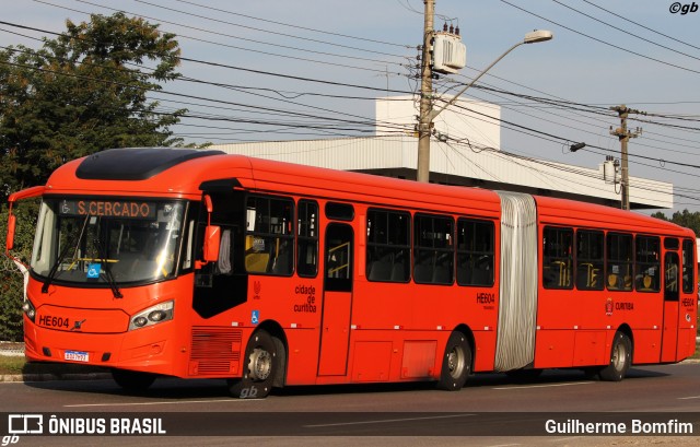 Auto Viação Redentor HE604 na cidade de Curitiba, Paraná, Brasil, por Guilherme Bomfim. Número da foto: #13115879.