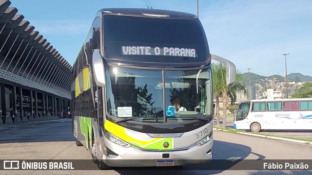 Brasil Sul Linhas Rodoviárias 3710 na cidade de Florianópolis, Santa Catarina, Brasil, por Fábio Paixão. Número da foto: #13113183.