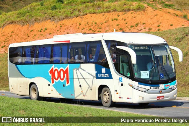 Auto Viação 1001 RJ 108.072 na cidade de Aparecida, São Paulo, Brasil, por Paulo Henrique Pereira Borges. Número da foto: #13114242.