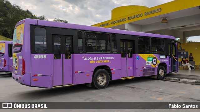 ATT - Alto Tietê Transportes 4008 na cidade de Guararema, São Paulo, Brasil, por Fábio Santos. Número da foto: #13112988.