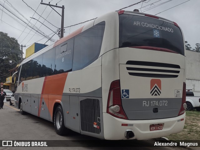 Viação Cidade do Aço RJ 174.072 na cidade de Itatiaia, Rio de Janeiro, Brasil, por Alexandre  Magnus. Número da foto: #13113675.