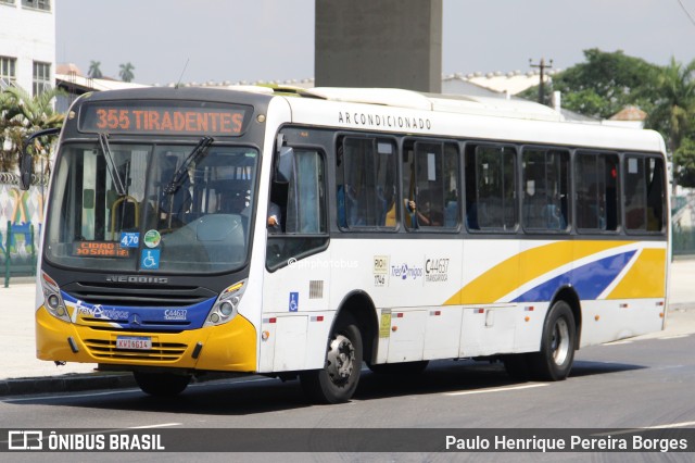 Auto Viação Três Amigos C44637 na cidade de Rio de Janeiro, Rio de Janeiro, Brasil, por Paulo Henrique Pereira Borges. Número da foto: #13114668.