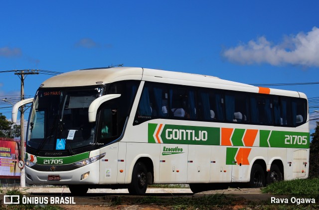Empresa Gontijo de Transportes 21705 na cidade de Vitória da Conquista, Bahia, Brasil, por Rava Ogawa. Número da foto: #13115304.