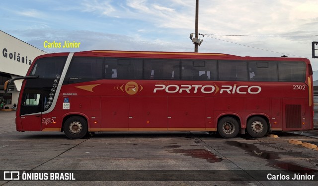 Auto Viação Porto Rico 2302 na cidade de Goiânia, Goiás, Brasil, por Carlos Júnior. Número da foto: #13114667.