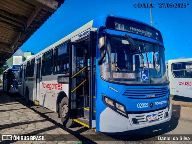 Consórcio Navegantes - 02 > Viação São Jorge > Transurb Transporte Urbano 02055 na cidade de João Pessoa, Paraíba, Brasil, por Daniel da Silva. Número da foto: #13117902.