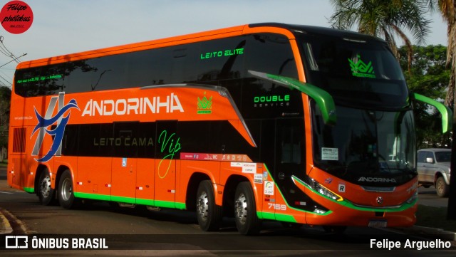 Empresa de Transportes Andorinha 7169 na cidade de Campo Grande, Mato Grosso do Sul, Brasil, por Felipe Arguelho. Número da foto: #13117675.