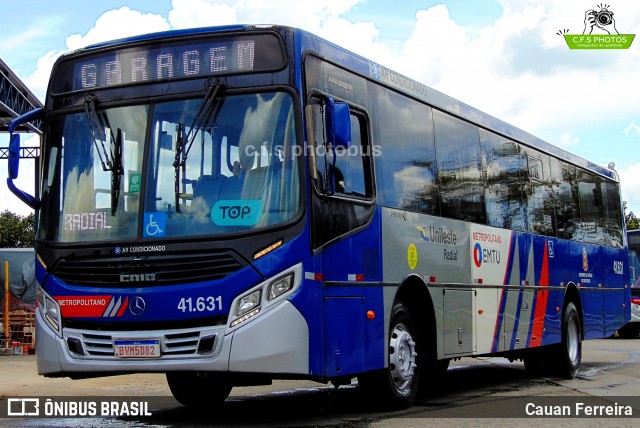 Radial Transporte Coletivo 41.631 na cidade de Suzano, São Paulo, Brasil, por Cauan Ferreira. Número da foto: #13116880.