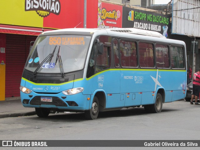 Expresso Recreio D12061 na cidade de Rio de Janeiro, Rio de Janeiro, Brasil, por Gabriel Oliveira da Silva. Número da foto: #13118414.