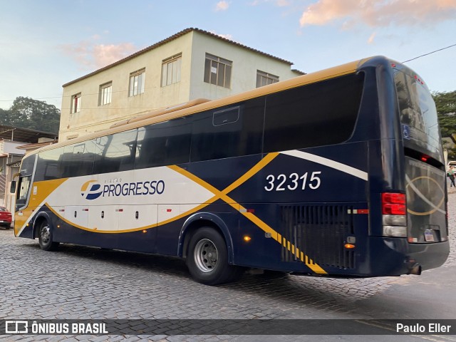 Viação Progresso 32315 na cidade de Manhumirim, Minas Gerais, Brasil, por Paulo Eller. Número da foto: #13116431.
