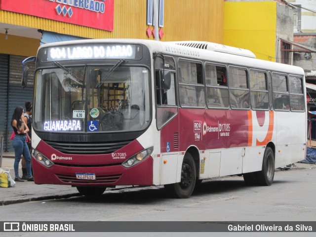 Auto Viação Palmares D17085 na cidade de Rio de Janeiro, Rio de Janeiro, Brasil, por Gabriel Oliveira da Silva. Número da foto: #13118434.