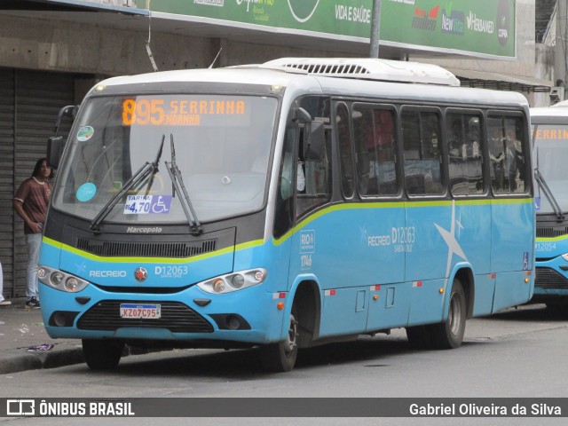 Expresso Recreio D12063 na cidade de Rio de Janeiro, Rio de Janeiro, Brasil, por Gabriel Oliveira da Silva. Número da foto: #13118467.
