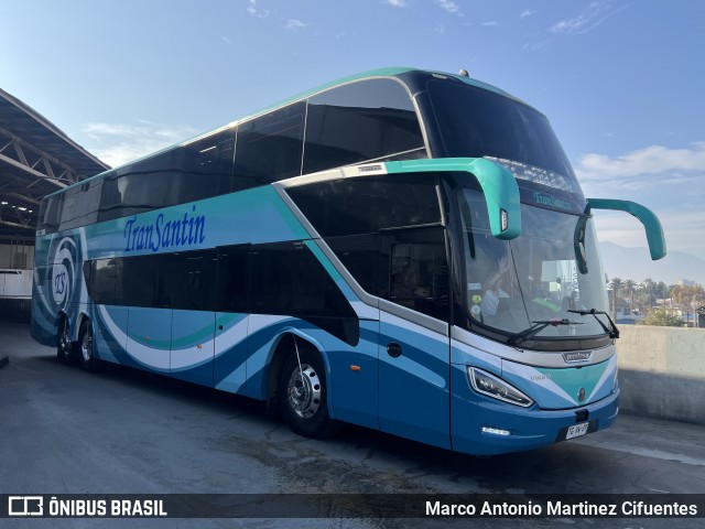TranSantin TGVW39 na cidade de Estación Central, Santiago, Metropolitana de Santiago, Chile, por Marco Antonio Martinez Cifuentes. Número da foto: #13116137.