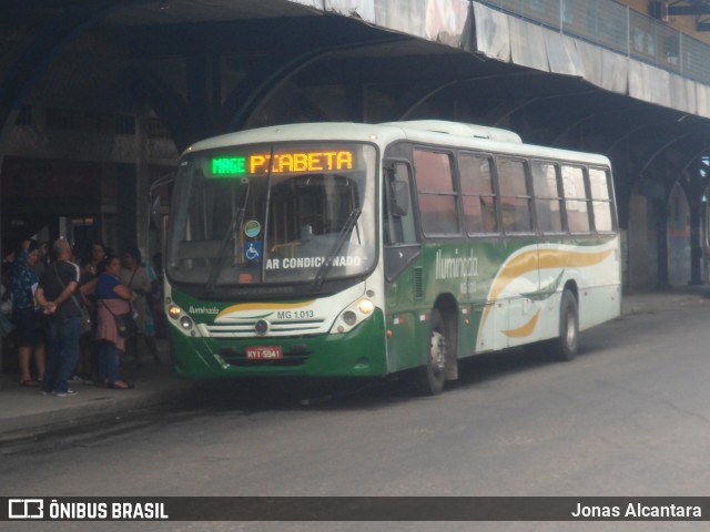 Transporte e Turismo Iluminada MG 1.013 na cidade de Magé, Rio de Janeiro, Brasil, por Jonas Alcantara. Número da foto: #13116368.