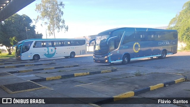 Viação Cidade Sol 7180 na cidade de Cruz das Almas, Bahia, Brasil, por Flávio  Santos. Número da foto: #13116576.