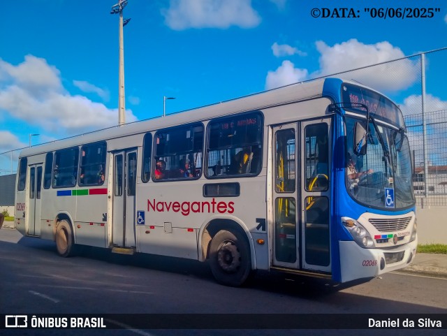 Consórcio Navegantes - 02 > Viação São Jorge > Transurb Transporte Urbano 02069 na cidade de João Pessoa, Paraíba, Brasil, por Daniel da Silva. Número da foto: #13117892.