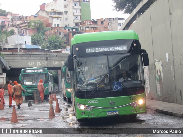 OT Trans - Ótima Salvador Transportes 22011 na cidade de Salvador, Bahia, Brasil, por Marcos Paulo. Número da foto: #13117058.