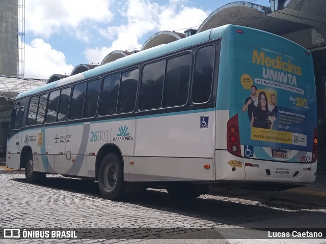 Maraponga Transportes 26003 na cidade de Fortaleza, Ceará, Brasil, por Lucas Caetano. Número da foto: #13116164.