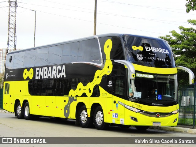 Viação Garcia 0008 na cidade de São Paulo, São Paulo, Brasil, por Kelvin Silva Caovila Santos. Número da foto: #13118905.