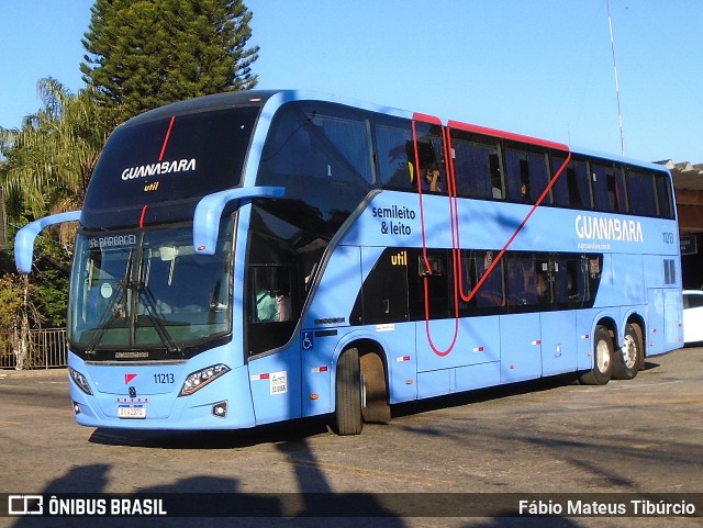 UTIL - União Transporte Interestadual de Luxo 11213 na cidade de Três Corações, Minas Gerais, Brasil, por Fábio Mateus Tibúrcio. Número da foto: #13118074.