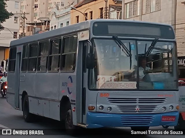 São Jorge Auto Bus 840 na cidade de Ponte Nova, Minas Gerais, Brasil, por Samuel Tomás de Souza. Número da foto: #13117384.