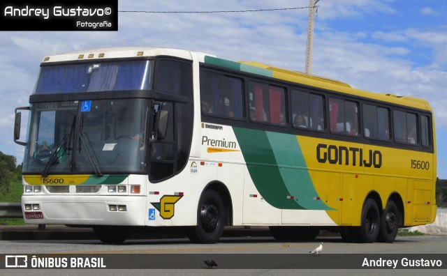 Empresa Gontijo de Transportes 15600 na cidade de Perdões, Minas Gerais, Brasil, por Andrey Gustavo. Número da foto: #13116495.