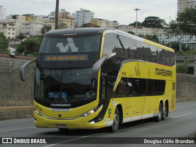 Viação Nova Itapemirim 50156 na cidade de Belo Horizonte, Minas Gerais, Brasil, por Douglas Célio Brandao. Número da foto: #13118945.