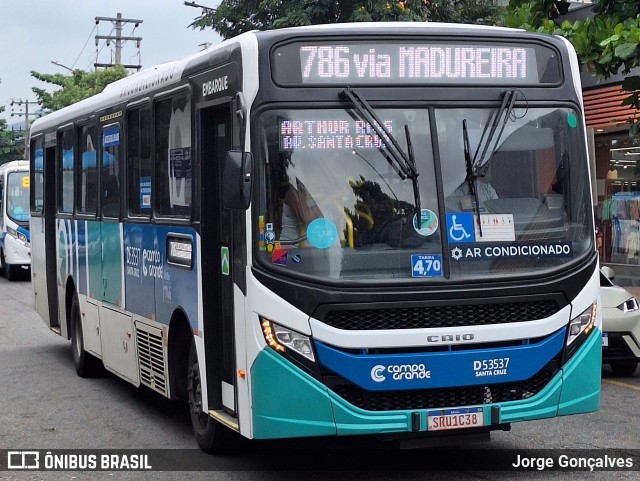 Transportes Campo Grande D53537 na cidade de Rio de Janeiro, Rio de Janeiro, Brasil, por Jorge Gonçalves. Número da foto: #13118294.