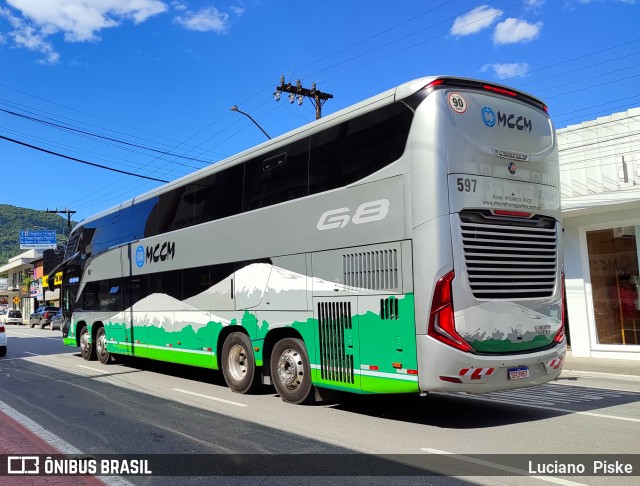 MCCM Transportes 597 na cidade de Jaraguá do Sul, Santa Catarina, Brasil, por Luciano  Piske. Número da foto: #13117866.