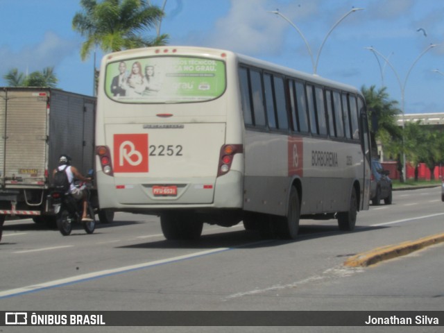 Borborema Imperial Transportes 2252 na cidade de Recife, Pernambuco, Brasil, por Jonathan Silva. Número da foto: #13116635.