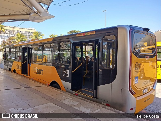 Mobi Rio E903003 na cidade de Rio de Janeiro, Rio de Janeiro, Brasil, por Felipe Costa. Número da foto: #13119061.